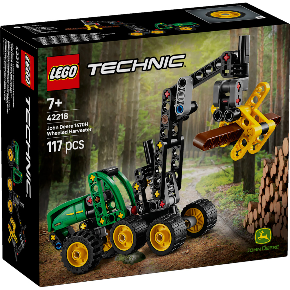 LEGO Technic Utilaj de taiat si stivuit copaci John Deere 1470H 42218 [2]