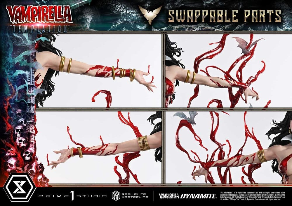 Vampirella Real Elite Masterline Series Statue 1/3 Temptation Bonus Version 100 cm [8]