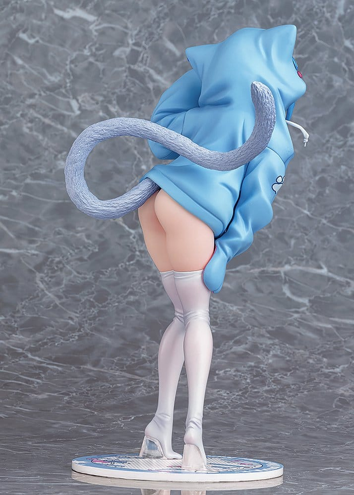 Virtual illustrator Kanzarin PVC Figure 1/6 kanzarin-chan: Cat-Eared Hoodie Ver. 26 cm [12]