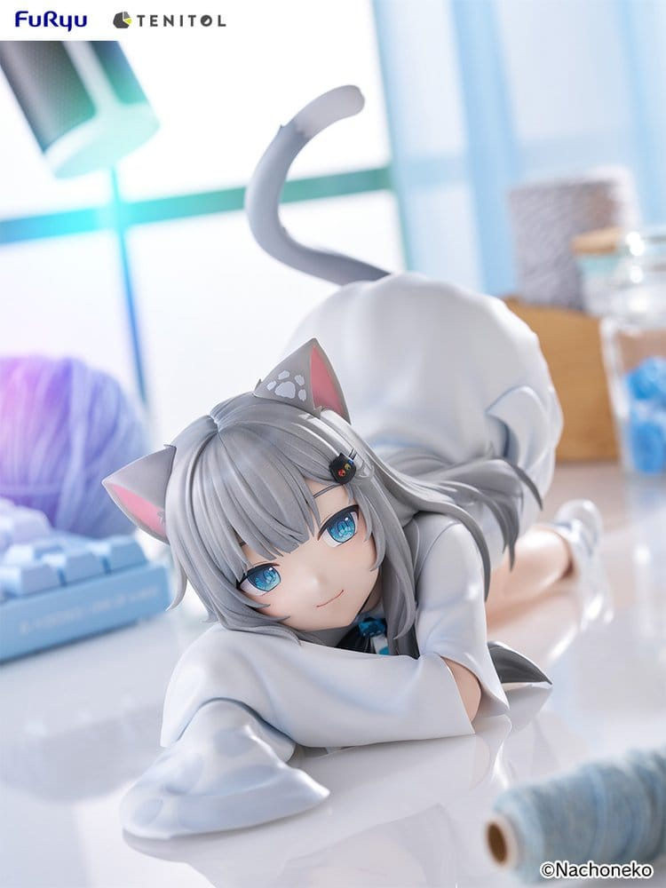 Virtual Youtuber Tenitol Big Noodle Stopper PVC Figure Nachoneko 18 cm [12]