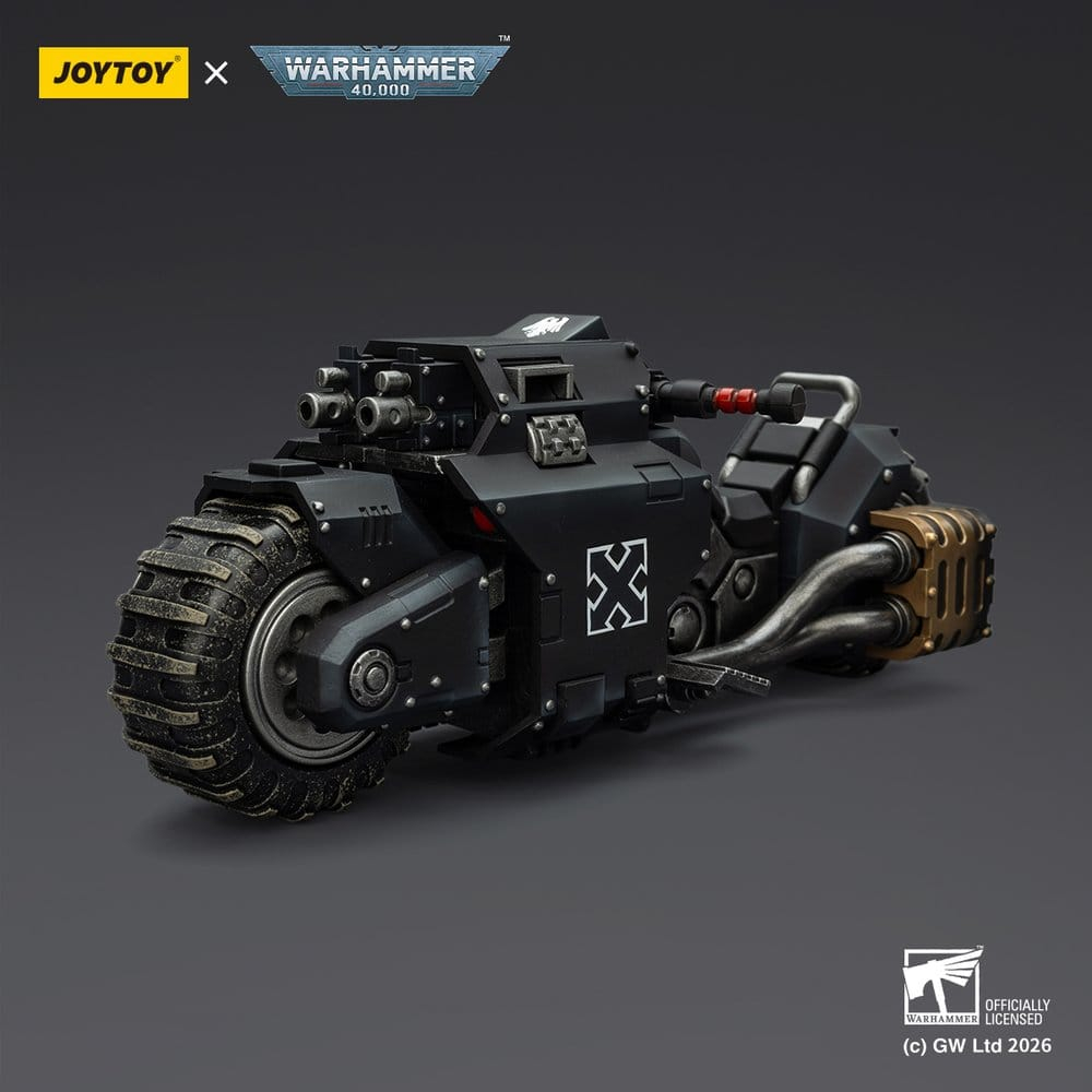 Warhammer 40,000 Raider-pattern Combat Bike Raven Guard with twin-linked bolt rifles 22 cm [5]