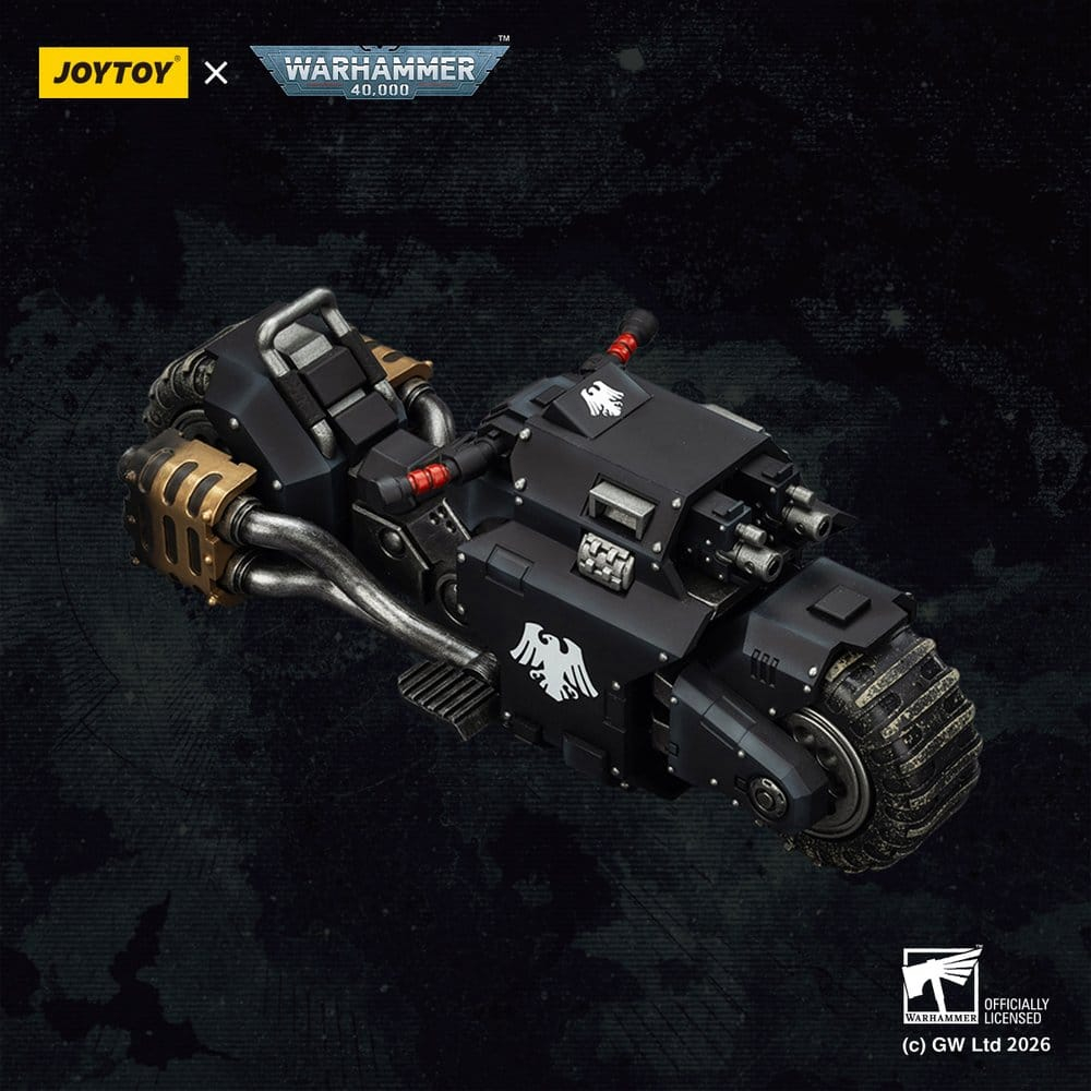 Warhammer 40,000 Raider-pattern Combat Bike Raven Guard with twin-linked bolt rifles 22 cm [11]