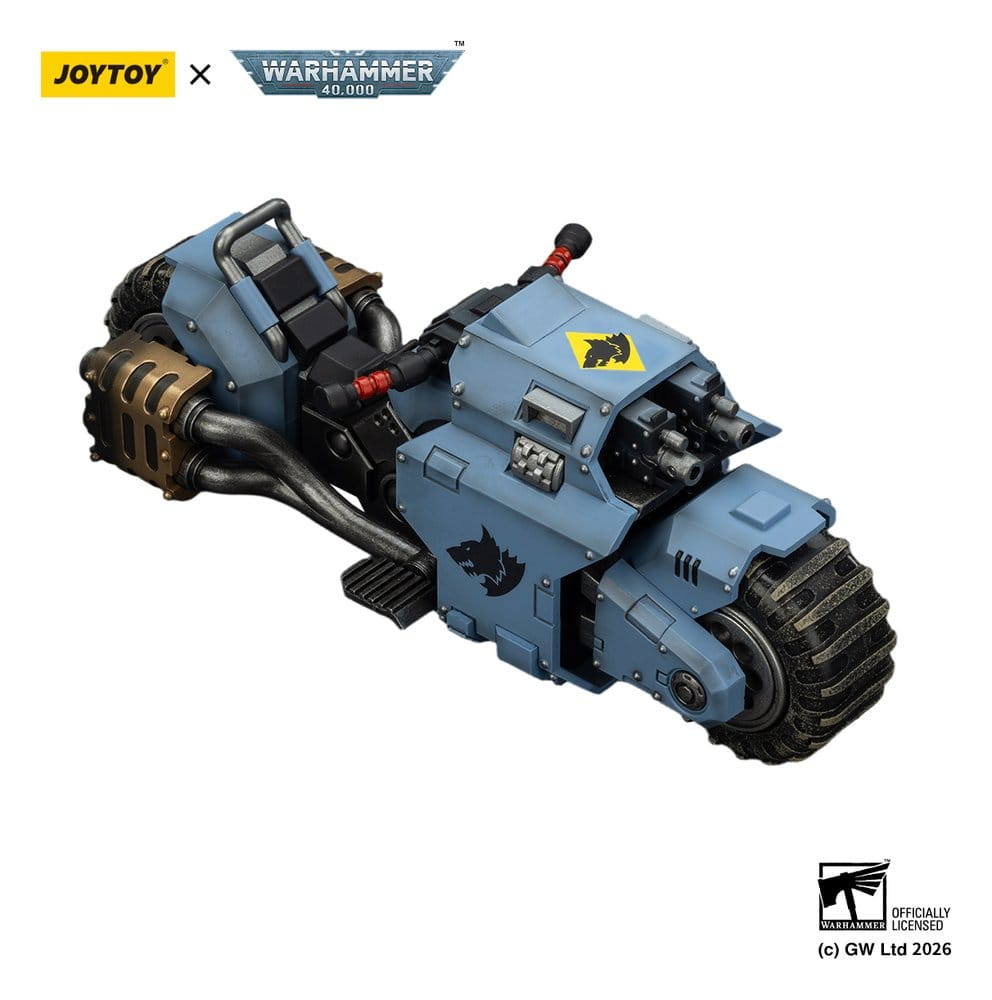 Warhammer 40,000 Raider-pattern Combat Bike Space Wolves with twin-linked bolt rifles 22 cm [10]