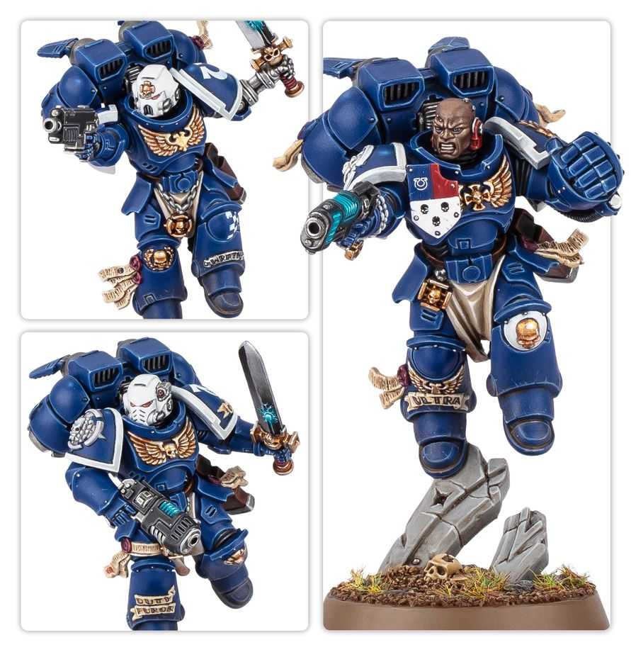 Warhammer 40,000 Space Marines Vanguard Veterans cu Jump Packs [4]