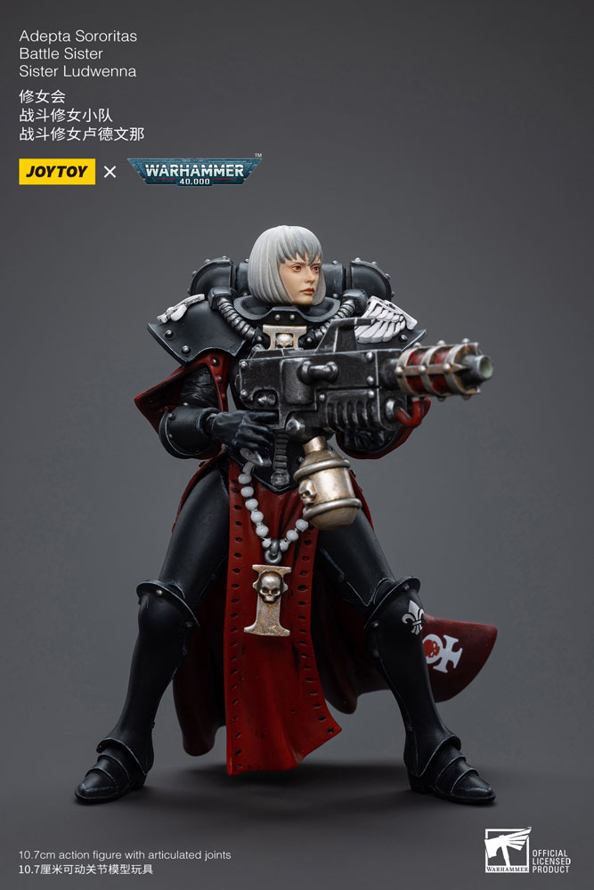 Warhammer 40k Action Figure 1/18 Adepta Sororitas Battle Sister Sister Ludwenna 10 cm [6]