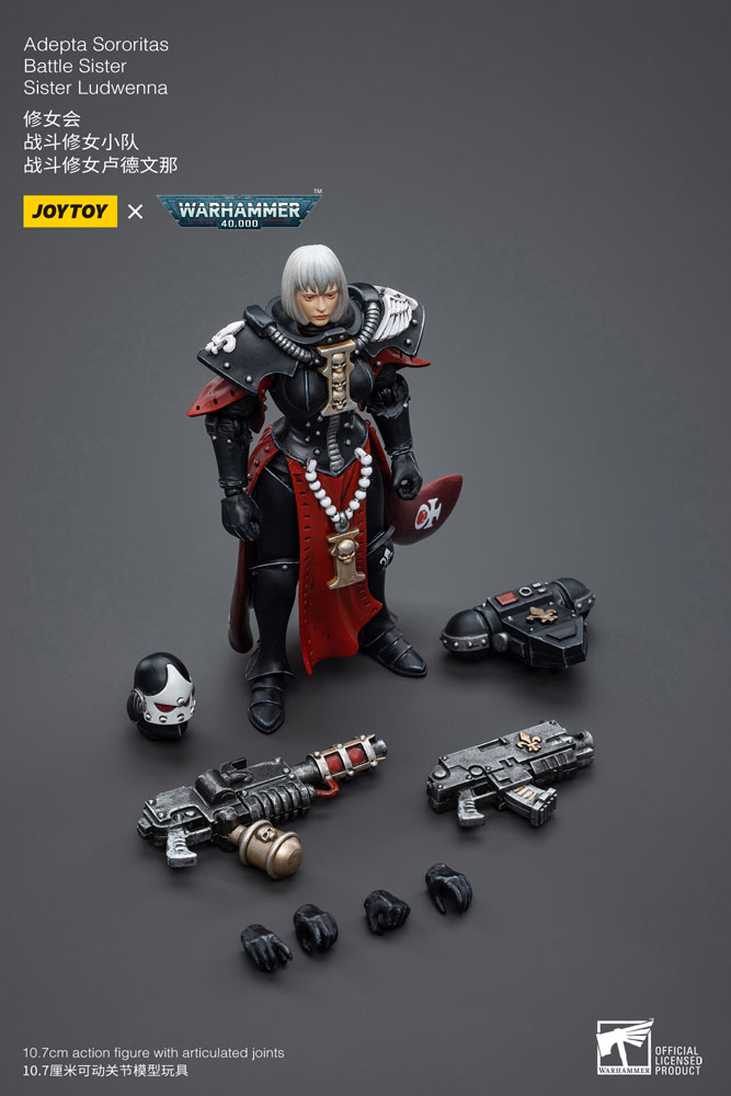 Warhammer 40k Action Figure 1/18 Adepta Sororitas Battle Sister Sister Ludwenna 10 cm [7]