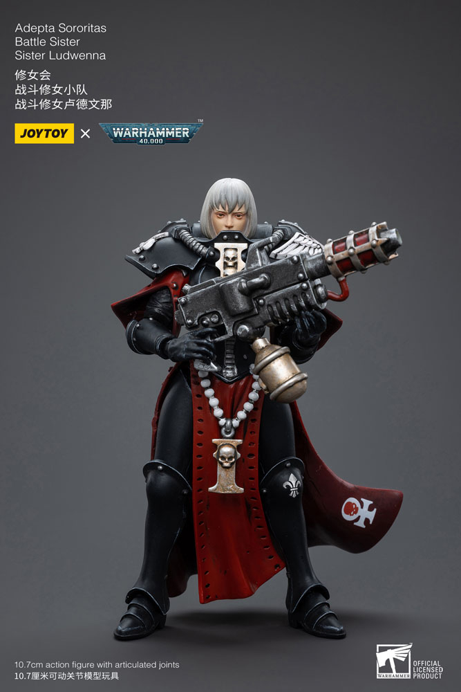 Warhammer 40k Action Figure 1/18 Adepta Sororitas Battle Sister Sister Ludwenna 10 cm [4]