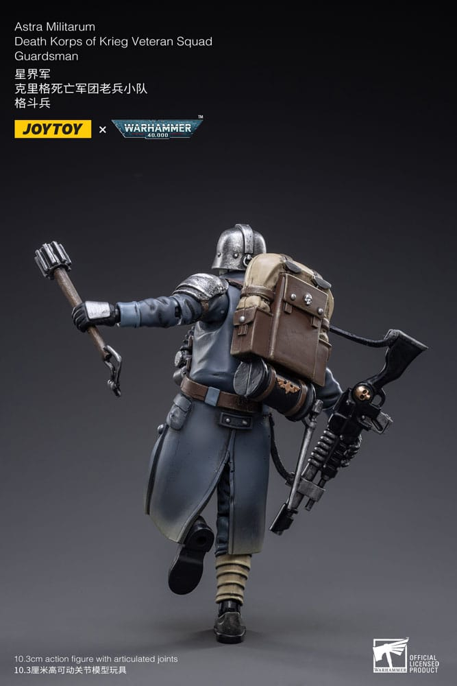 Warhammer 40k Action Figure 1/18 Astra MilitarumDeath Korps of Krieg Veteran Squad Guardsman 11 cm [2]
