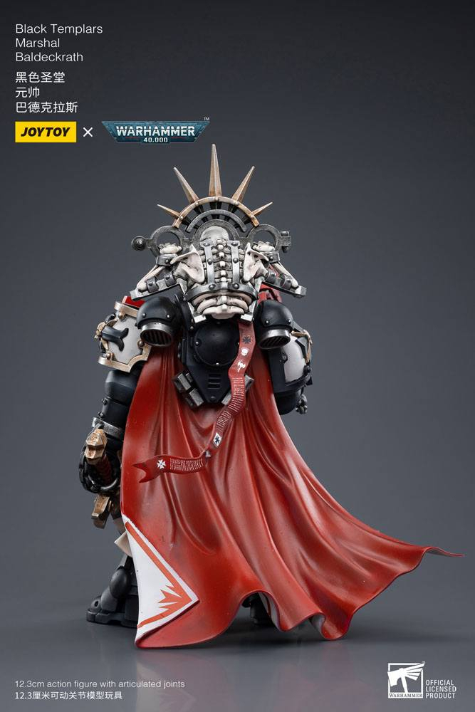 Warhammer 40k Action Figure 1/18 Black Templars Marshal Baldeckrath 12 cm [2]
