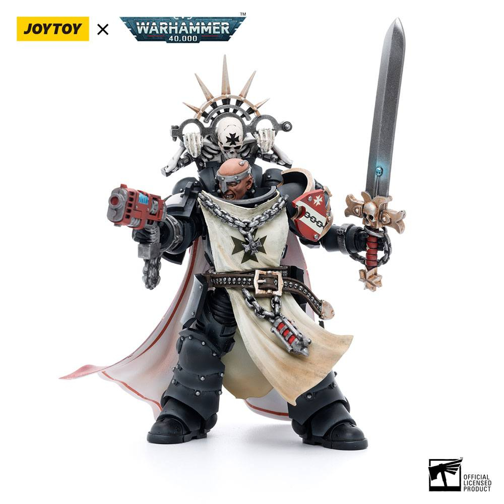 Warhammer 40k Action Figure 1/18 Black Templars Marshal Baldeckrath 12 cm [12]