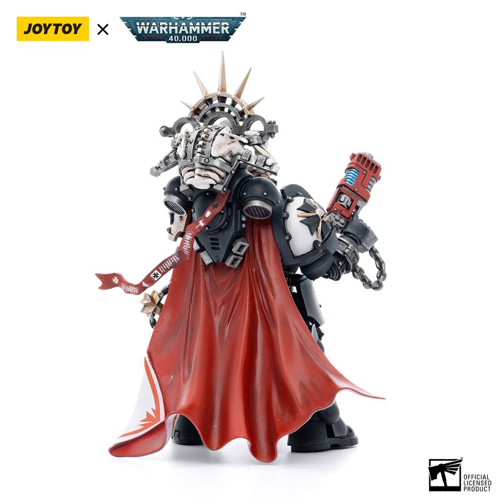 Warhammer 40k Action Figure 1/18 Black Templars Marshal Baldeckrath 12 cm [10]