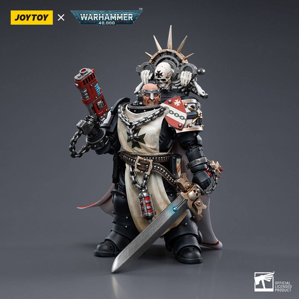 Warhammer 40k Action Figure 1/18 Black Templars Marshal Baldeckrath 12 cm [11]