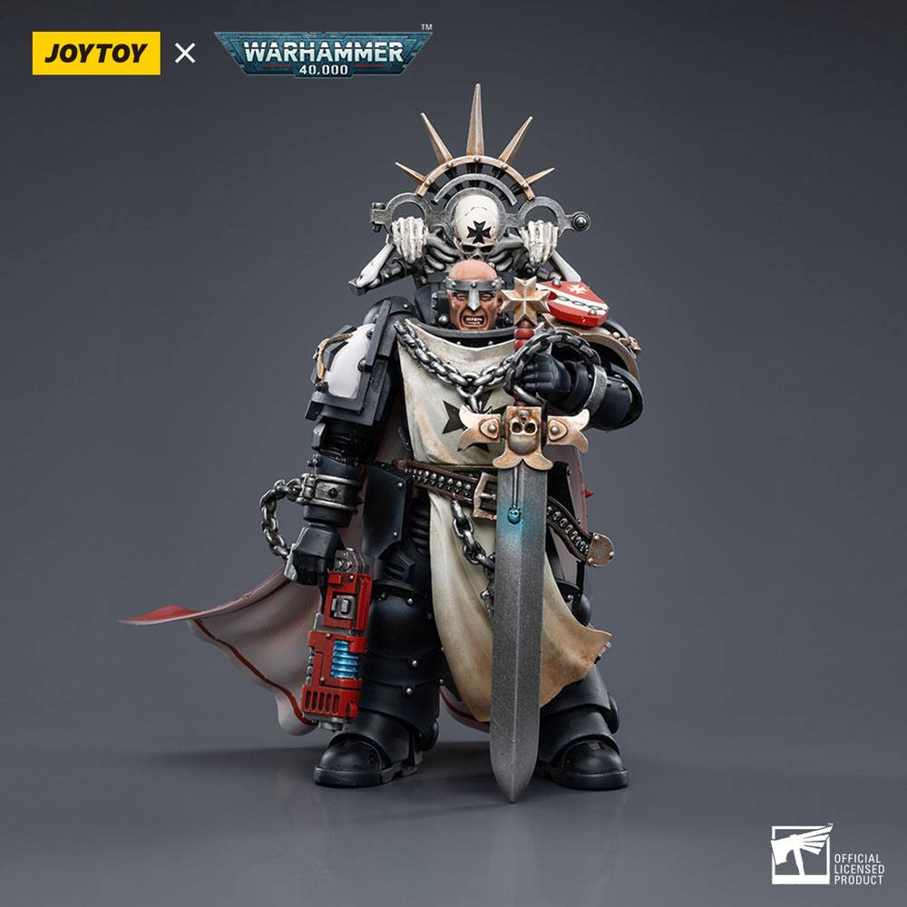 Warhammer 40k Action Figure 1/18 Black Templars Marshal Baldeckrath 12 cm [8]