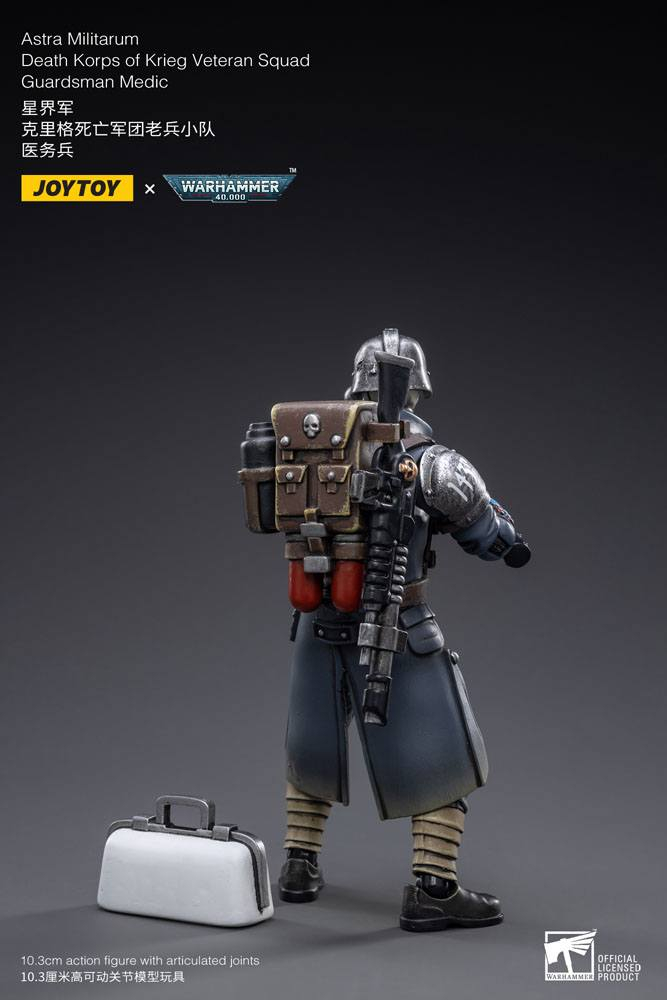 Warhammer 40k Action Figure 1/18 Death Korps of Krieg Veteran Squad Guardsman Medic 10 cm [3]