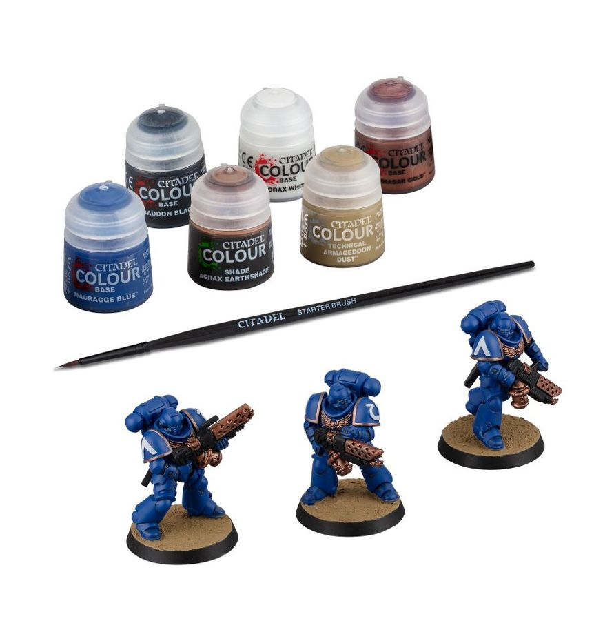 Warhammer 40K Infernus Marines and Paints Set Start Colectie Ultramarines [5]