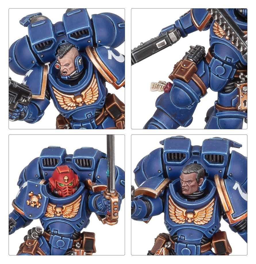 Warhammer 40K: Space Marines Jump Pack Intercessors [4]