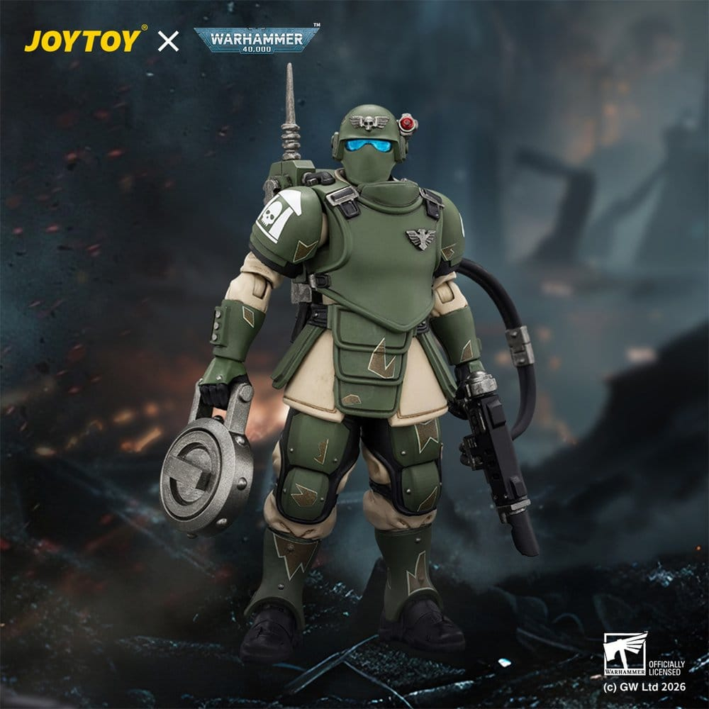 Warhammer Action Figure Astra Militarum Kasrkin 6 with Hot-shot Laspistol [6]