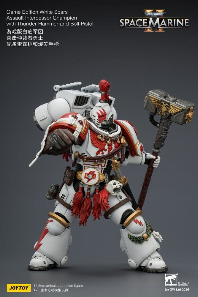 Warhammer Action Figure Game Edition White Scars Assault Intercessor Champion 13 cm [5]