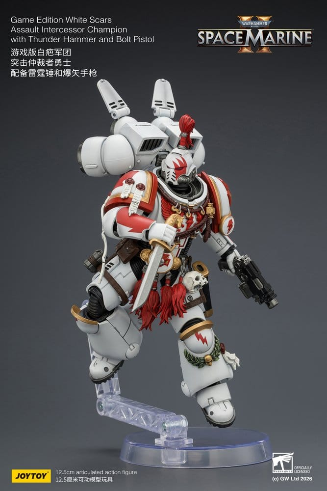 Warhammer Action Figure Game Edition White Scars Assault Intercessor Champion 13 cm [8]