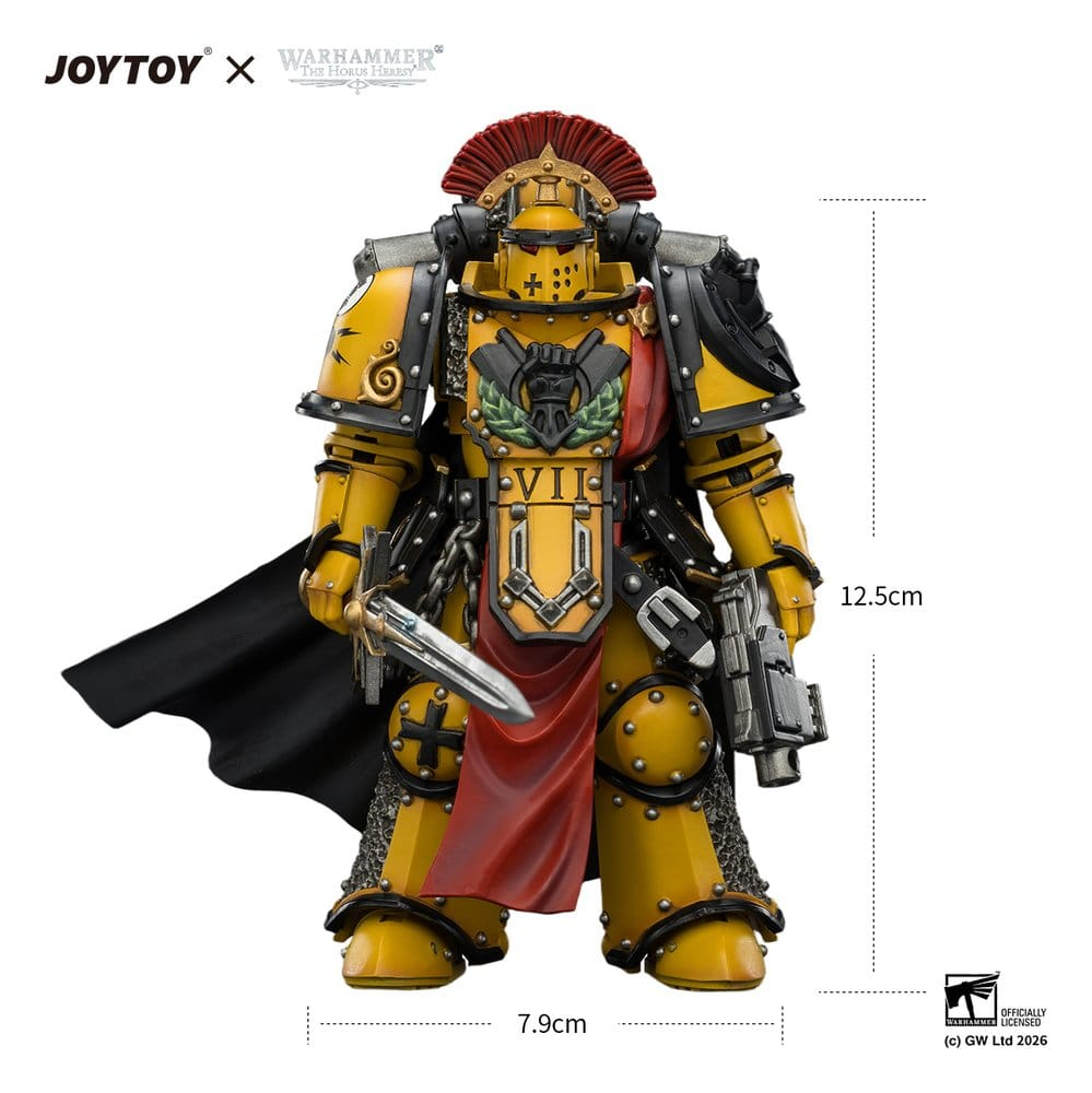 Warhammer Action Figure Imperial Fists Legion Praetor in Mk III Armour 13 cm [10]
