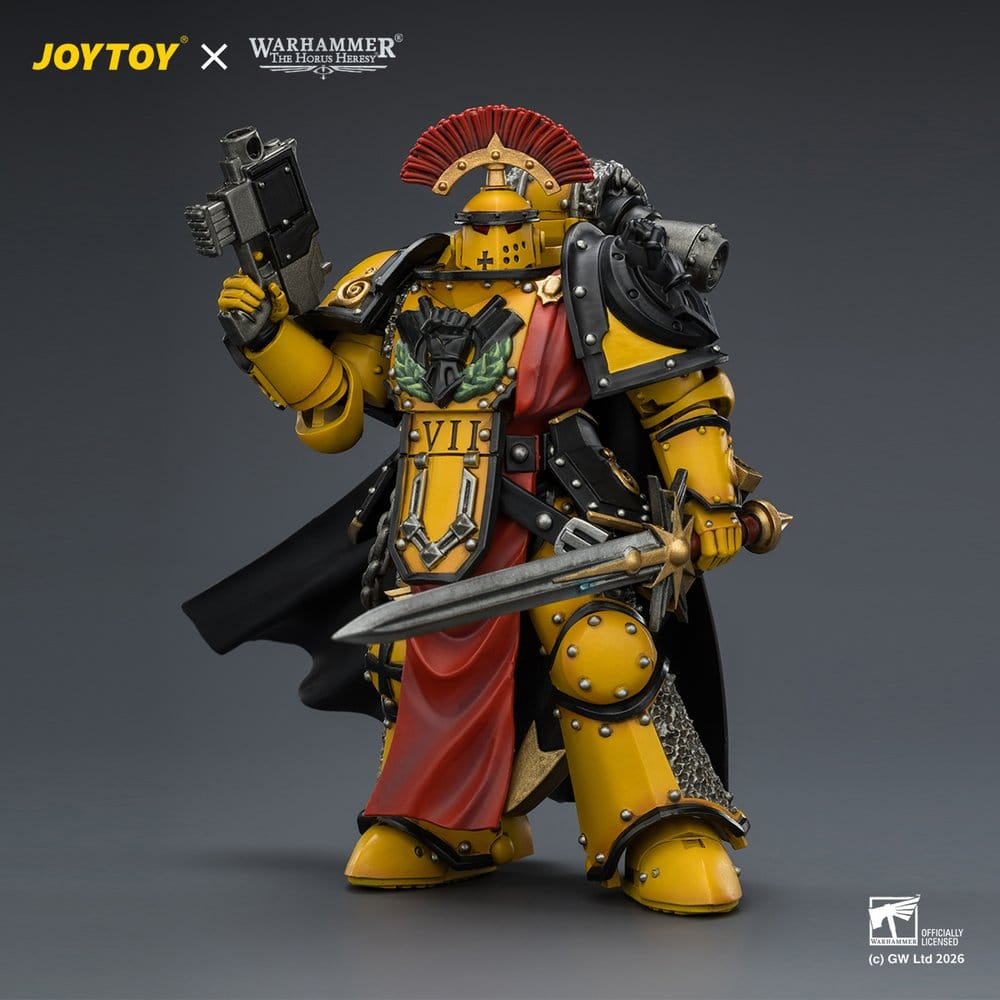 Warhammer Action Figure Imperial Fists Legion Praetor in Mk III Armour 13 cm [3]