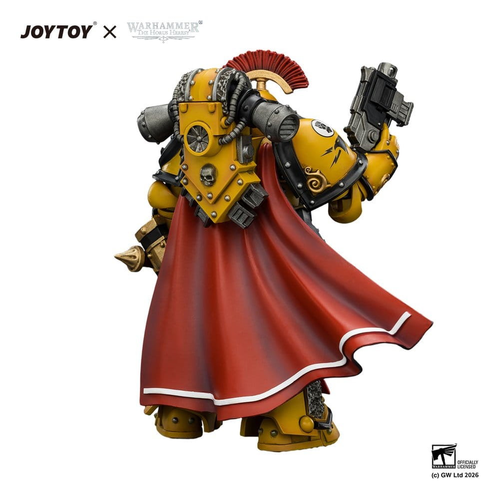 Warhammer Action Figure Imperial Fists Legion Praetor in Mk III Armour 13 cm [6]