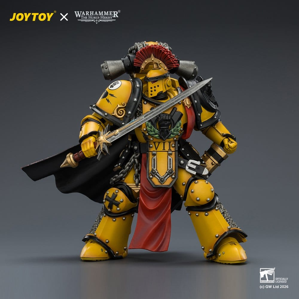 Warhammer Action Figure Imperial Fists Legion Praetor in Mk III Armour 13 cm [4]