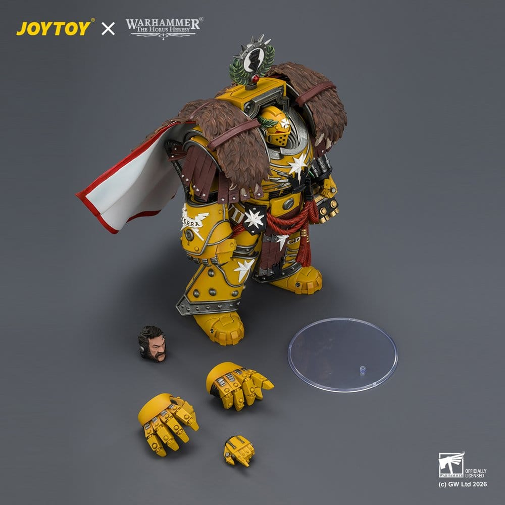 Warhammer Action Figure Imperial Fists Lord Castellan Evander Garrius, The Tyrant of Cthonia 14 cm [5]