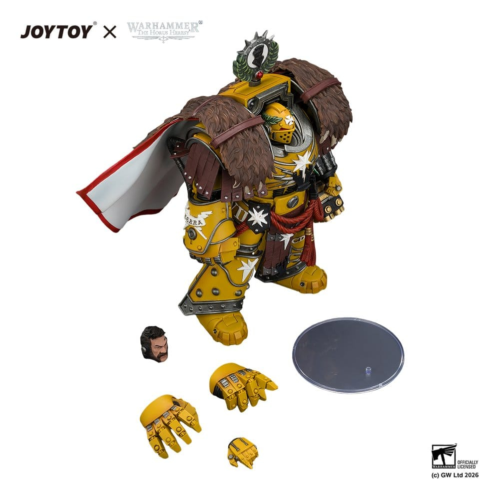 Warhammer Action Figure Imperial Fists Lord Castellan Evander Garrius, The Tyrant of Cthonia 14 cm [9]