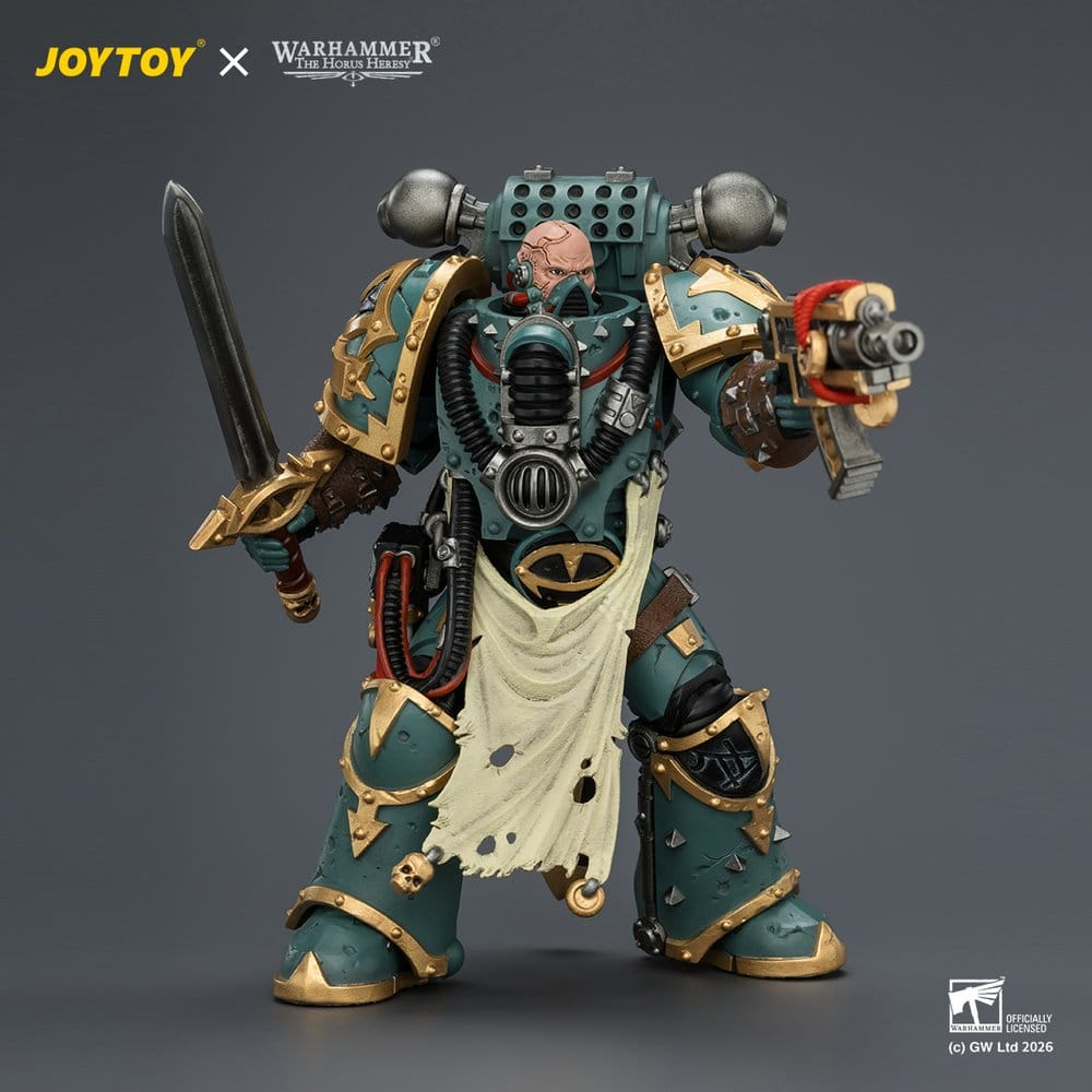 Warhammer Action Figure Sons of Horus Maloghurst the Twisted, the Warmaster's Equerry 13 cm [4]