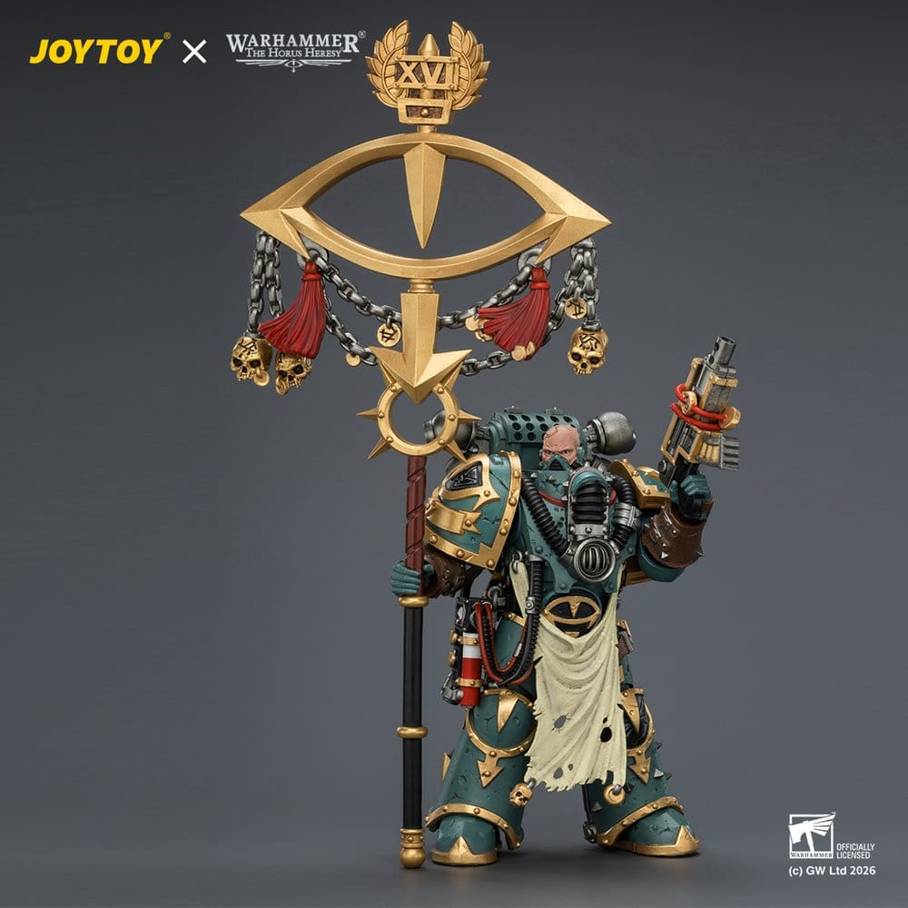 Warhammer Action Figure Sons of Horus Maloghurst the Twisted, the Warmaster's Equerry 13 cm [3]