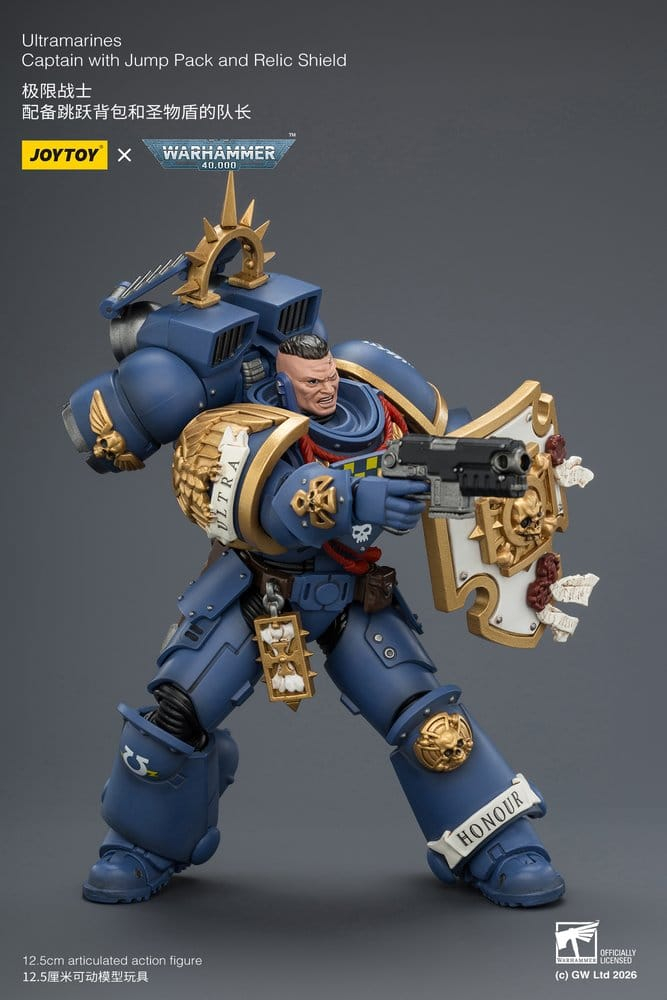 Warhammer Action Figure Ultramarines Captain 13 cm [6]
