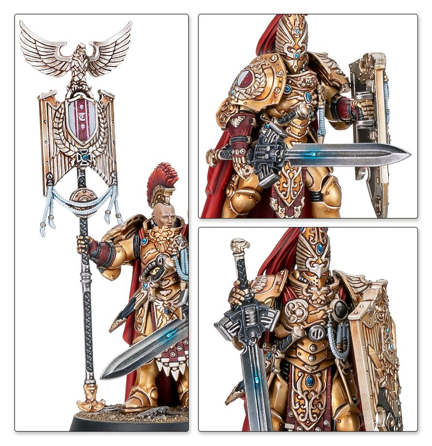 Warhammer Adeptus Custodes Sentinel Guard Sodality - 6 Miniaturi [3]