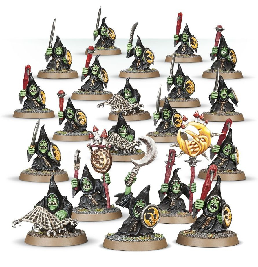 Warhammer Age of Sigmar Gloomspite Gitz Moonclan Stabbas 20 Miniaturi [8]