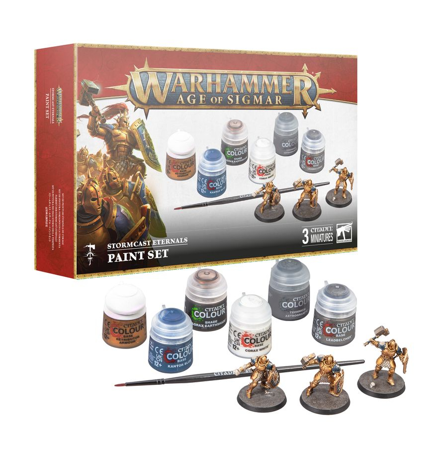 Warhammer Age of Sigmar: Stormcast Eternals Paint Set [3]