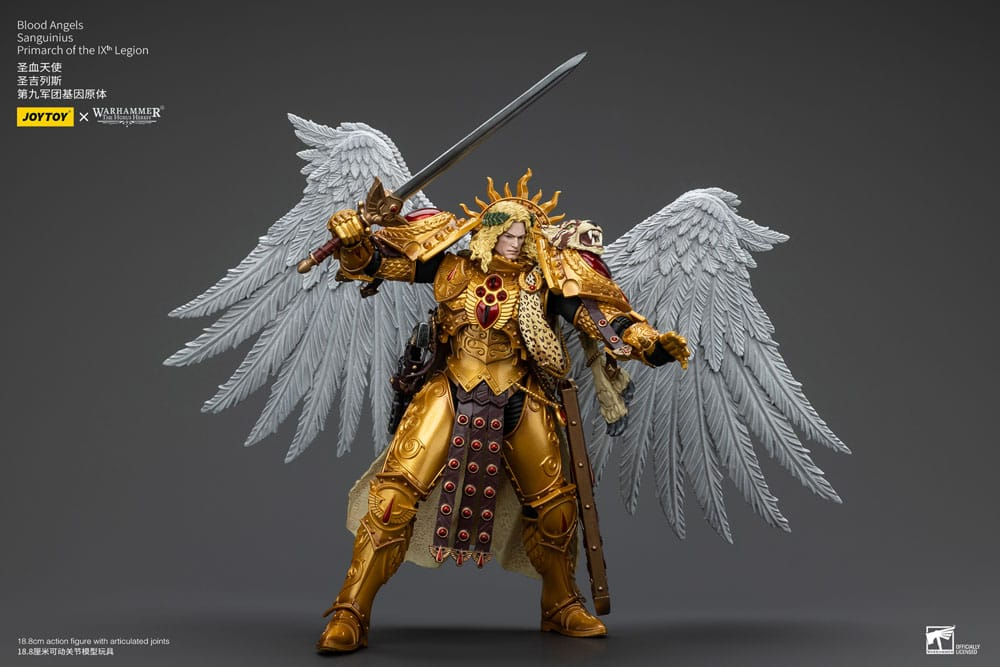 Warhammer The Horus Heresy Action Figure 1/18 Blood Angels Sanguinius Primarch of the IXth Legion 19 cm [10]