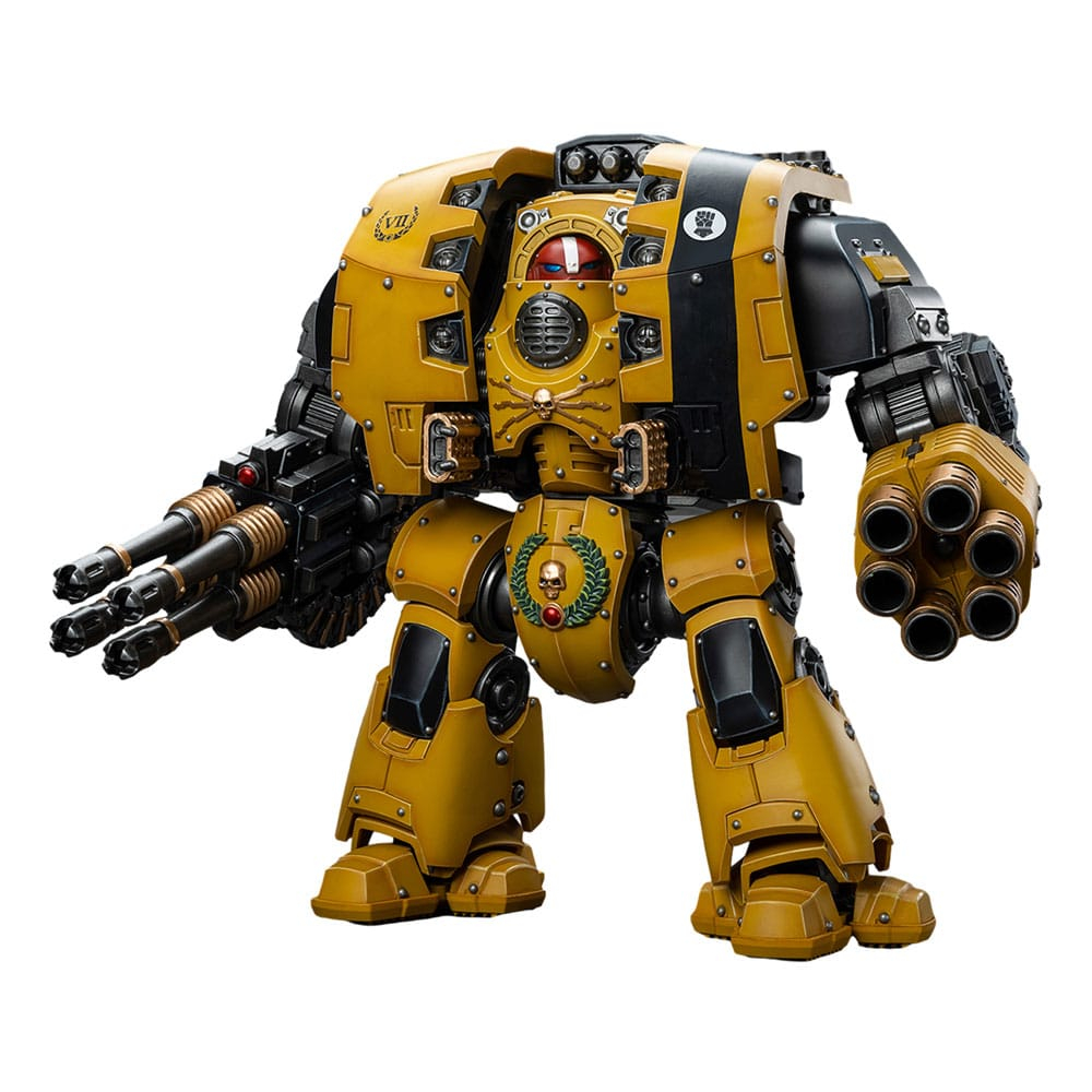 Warhammer The Horus Heresy Action Figure 1/18 Imperial Fists Leviathan Dreadnought with Cyclonic Melta Lance and Storm Cannon 12 cm [6]