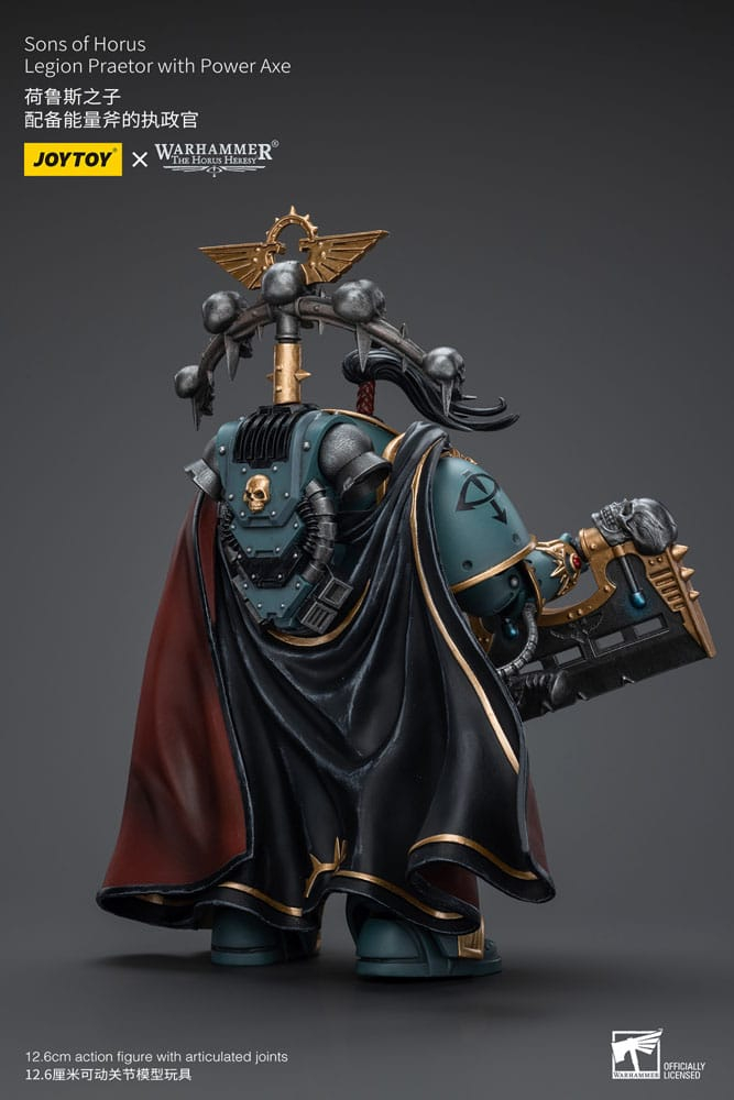 Warhammer The Horus Heresy Action Figure 1/18 Sons of Horus Legion Praetor with Power Axe 12 cm [2]