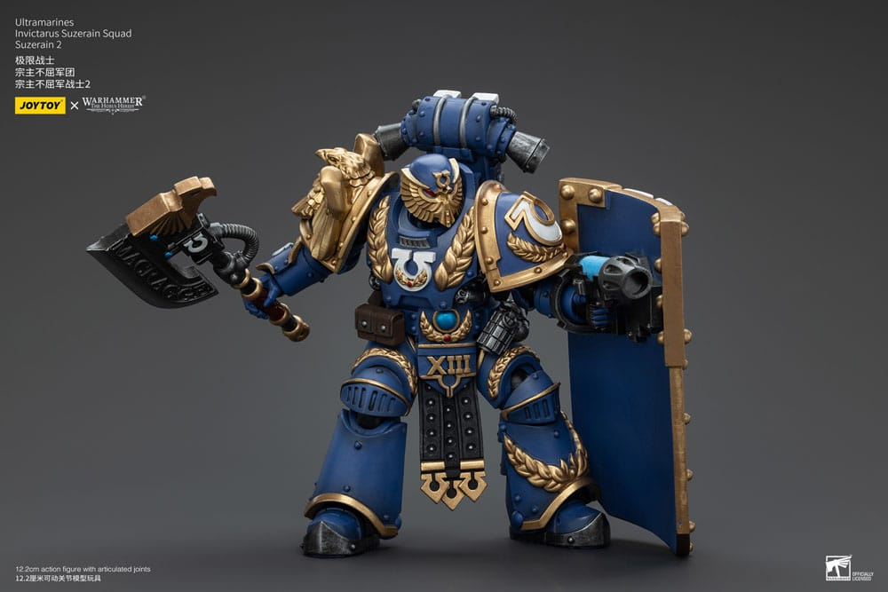 Warhammer The Horus Heresy Action Figure 1/18 Ultramarines Invictarus Suzerain Squad Suzerain 2 12 cm [6]