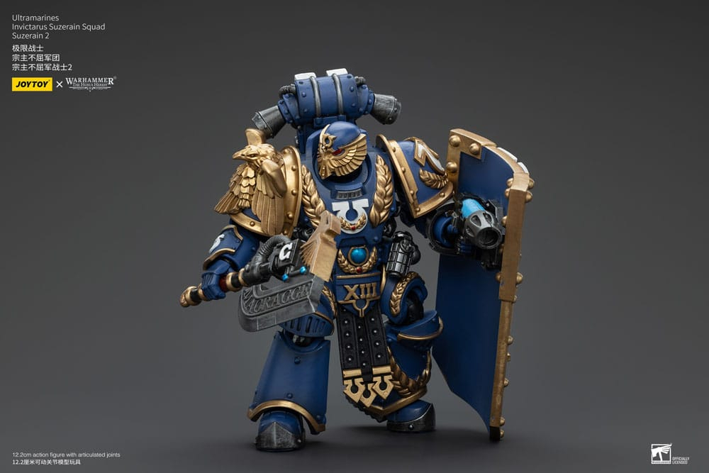 Warhammer The Horus Heresy Action Figure 1/18 Ultramarines Invictarus Suzerain Squad Suzerain 2 12 cm [4]