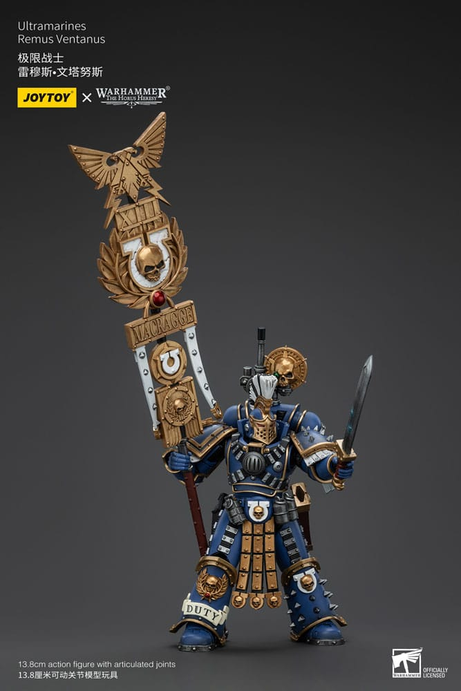 Warhammer The Horus Heresy Action Figure 1/18 Ultramarines Remus Ventanus 14 cm [10]