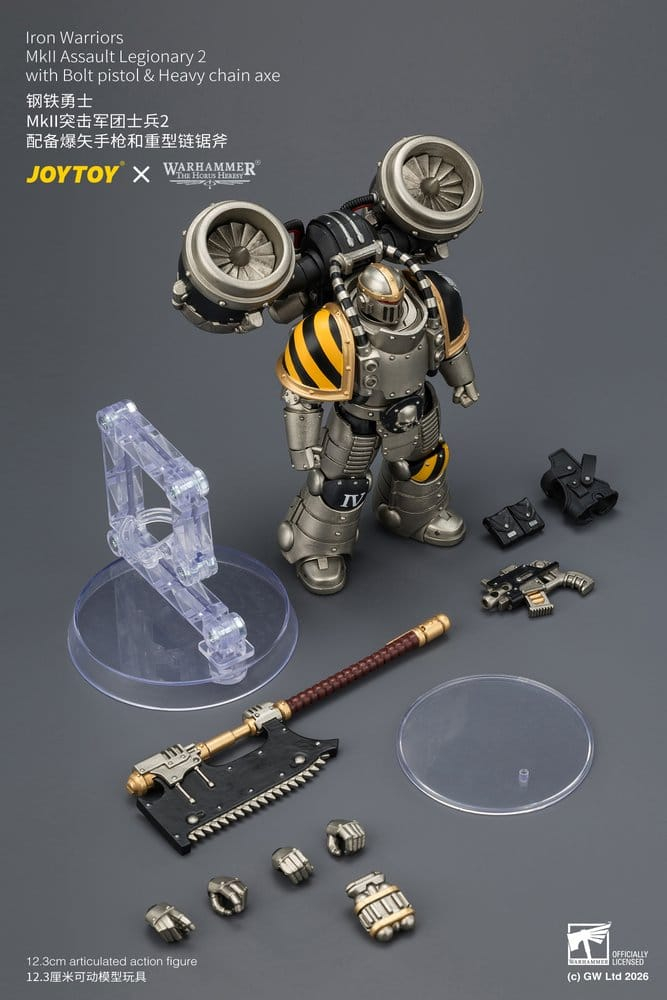 Warhammer The Horus Heresy Action Figure Iron Warriors MkII Assault Legionary 2 12 cm [8]