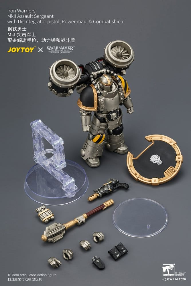 Warhammer The Horus Heresy Action Figure Iron Warriors MkII Assault Sergeant 12 cm [8]