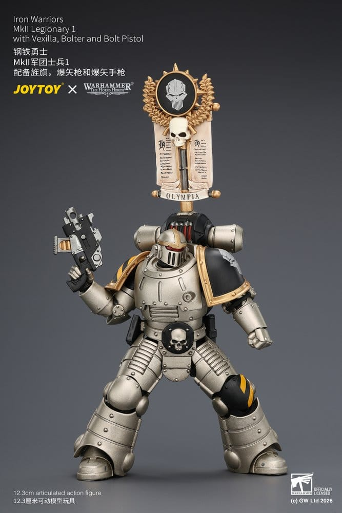 Warhammer The Horus Heresy Action Figure Iron Warriors MkII Legionary 1 12 cm [8]