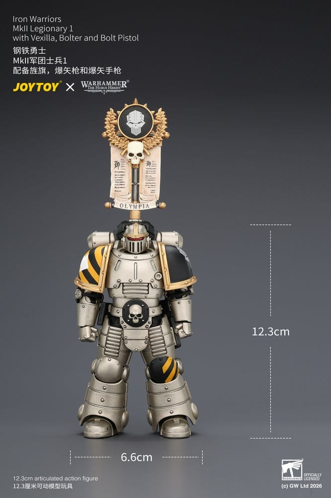 Warhammer The Horus Heresy Action Figure Iron Warriors MkII Legionary 1 12 cm [14]