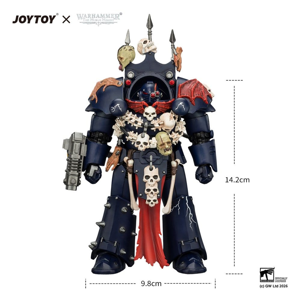 Warhammer The Horus Heresy Action Figure Night Lords Legion Praetor in Tartaros Terminator Armour 14 cm [10]