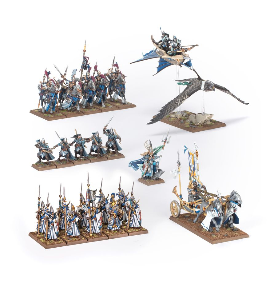 Warhammer: The Old World - High Elf Realms - Battle March Army - 23 Miniaturi [2]