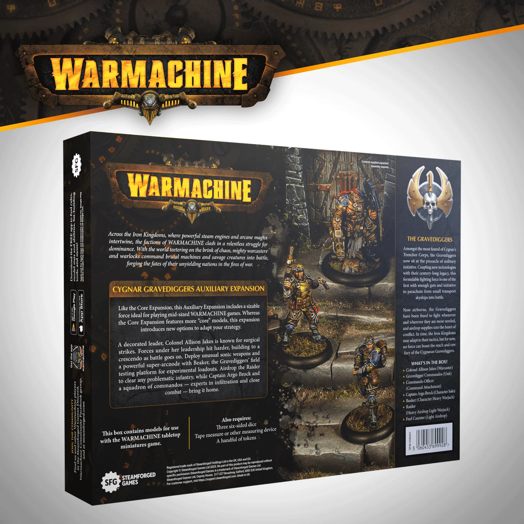 Warmachine: Cygnar – Gravediggers Auxiliary Expansion [2]