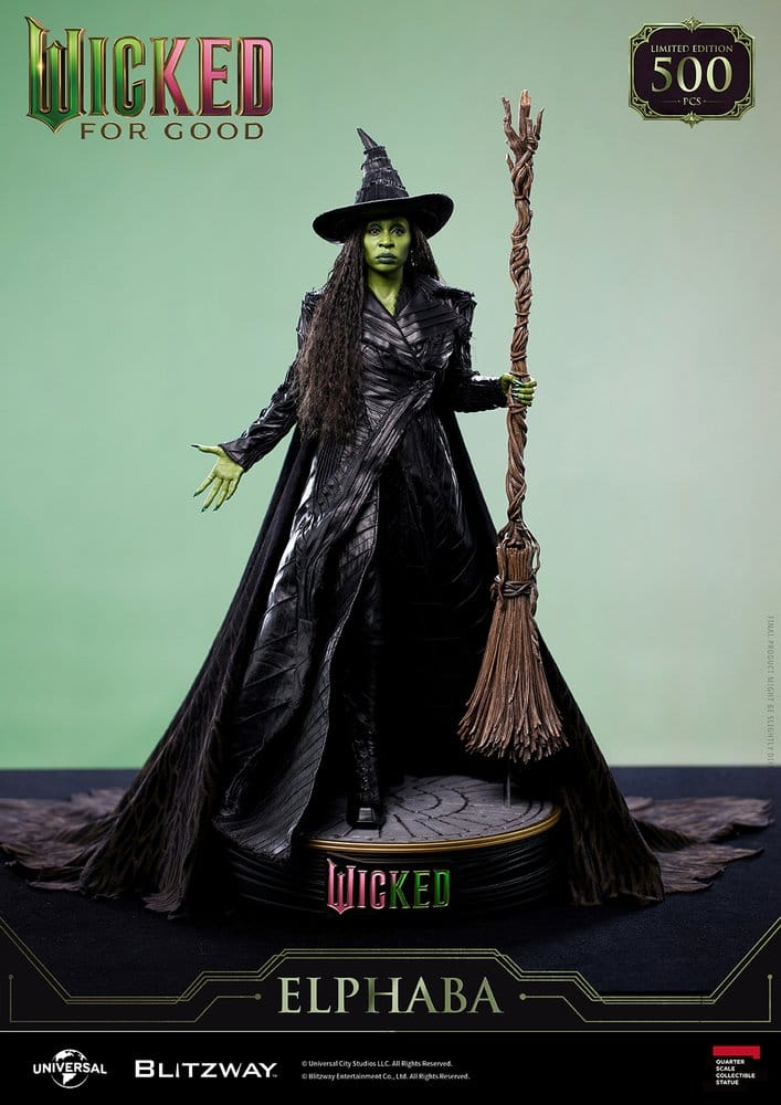 Wicked 2: For Good Superb Scale Statue 1/4 Elphaba 56 cm [8]