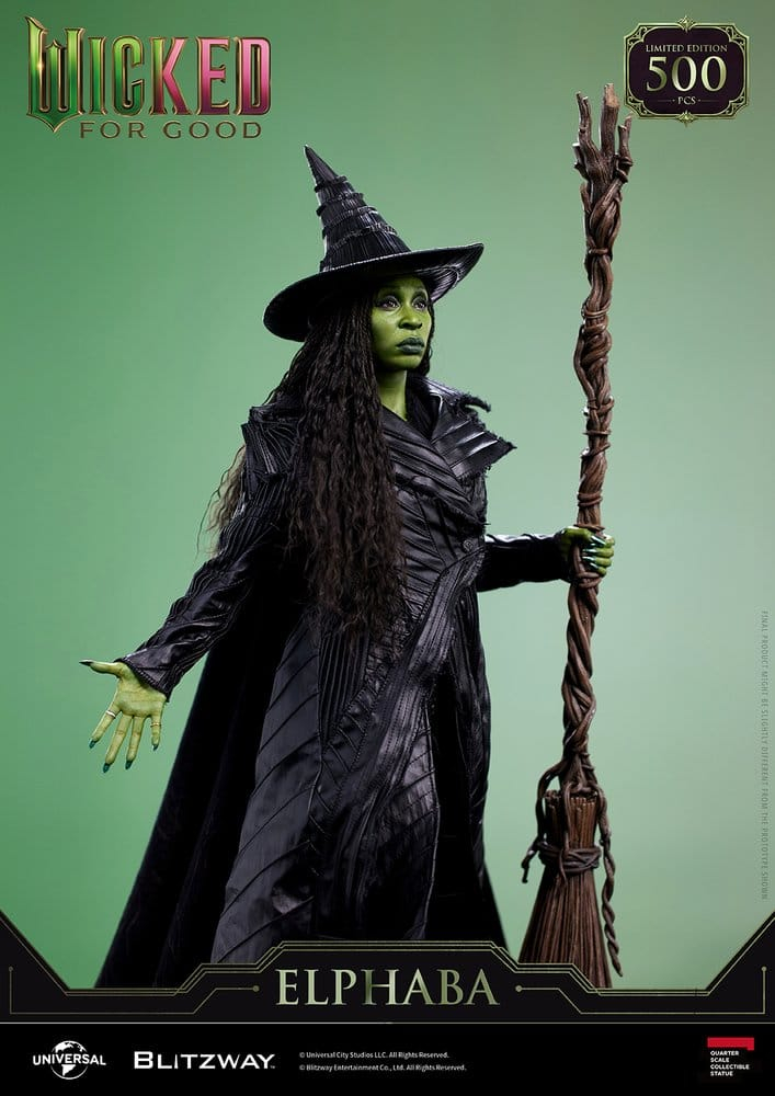 Wicked 2: For Good Superb Scale Statue 1/4 Elphaba 56 cm [3]